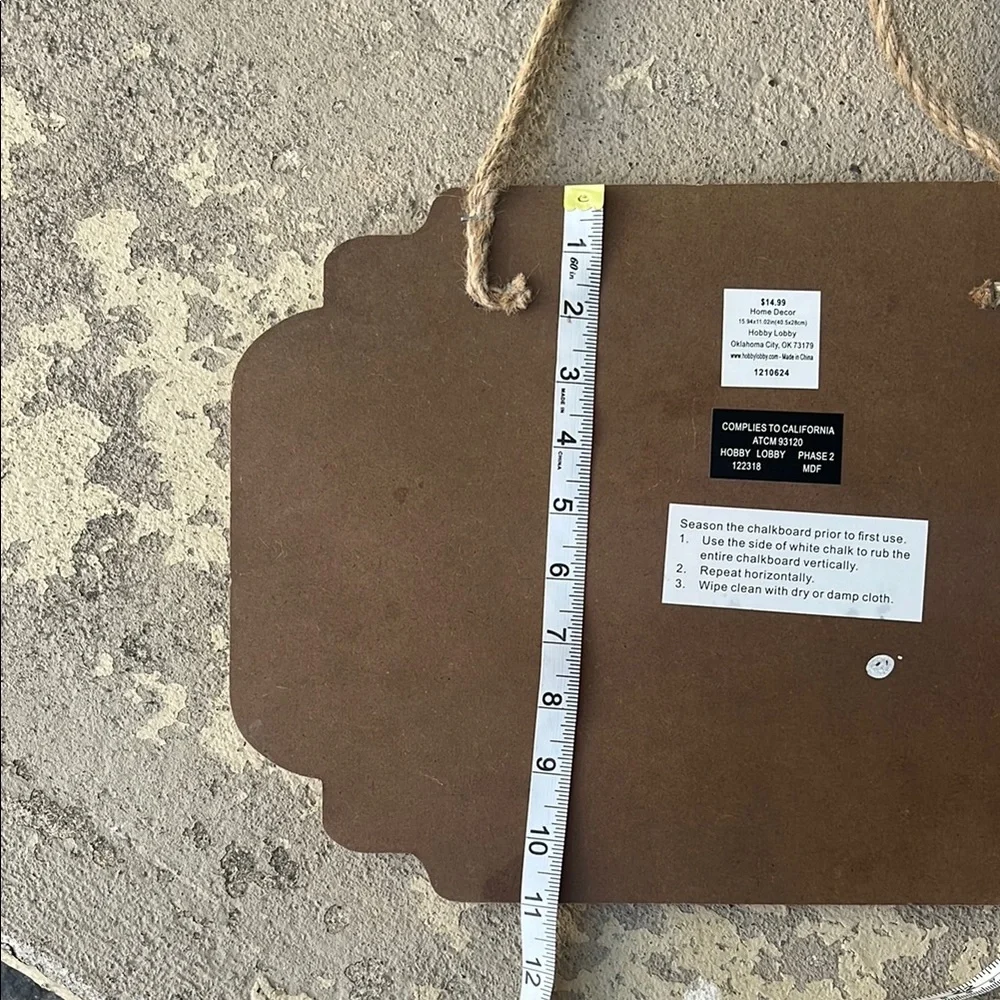 Like new Hobby Lobby Rustic Brown Chalkboard bundle of 3